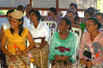 Indonesians participate in their community block grants meetings and decision-making process as part of Generasi, 2007